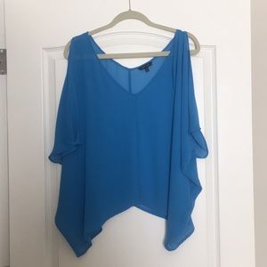 Sheer Blue Top